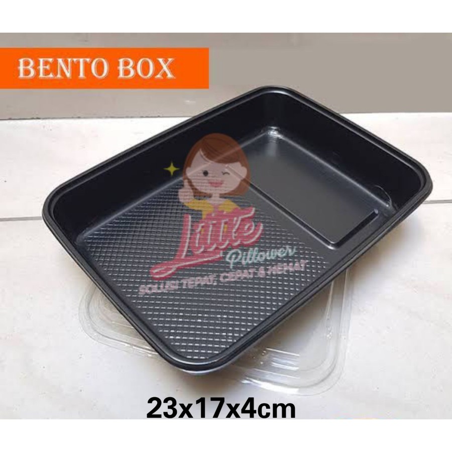 LPD (ISI 50pcs - BENTO TANPA SEKAT) Tray Mika Bento Tanpa Sekat/Box Bento/Mika Lunch Box/Mika Bento
