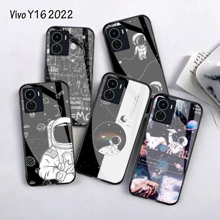Softcase Glass Vivo Y16 - Case Vivo Y16 - Case Lucu - case Vivo Y16 - kesing Vivo Y16 - softcase Viv