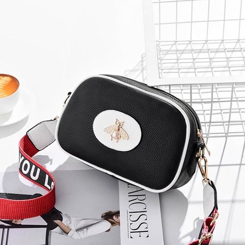 BTH116-black Snapshot Bag Import Wanita Cantik