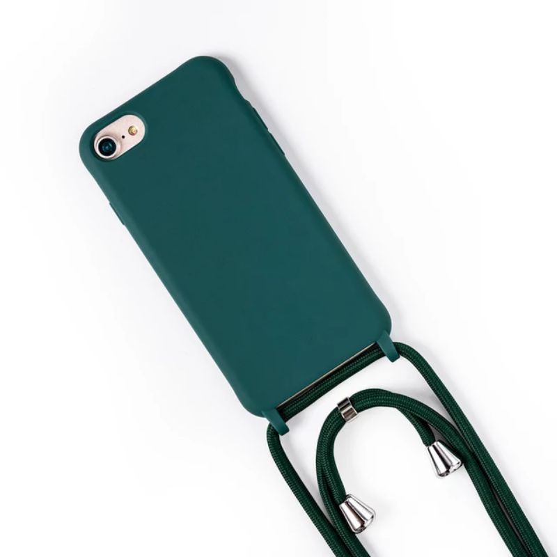 Tpu overseas liquid soft lanyard iphone XS max