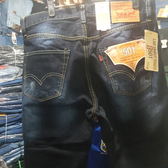 Celana pendek 501 import buatan USA