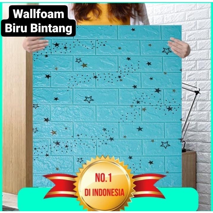 PROMO!! BUY 25 FREE 1 !! WALLFOAM 3D MOTIF ANAK-ANAK 70X77 CM / WALPAPER FOAM-5