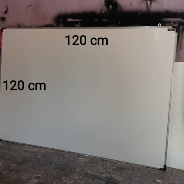 

White board gantung 120 x 120 cm