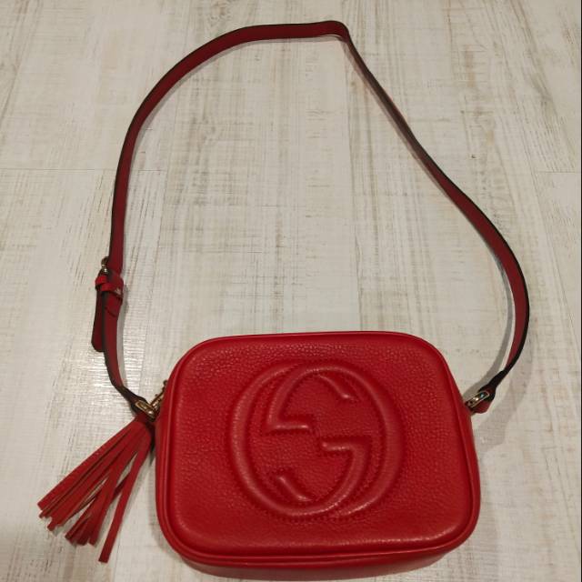 GUCCI MINI CROSS BAG MIRROR - PRELOVED