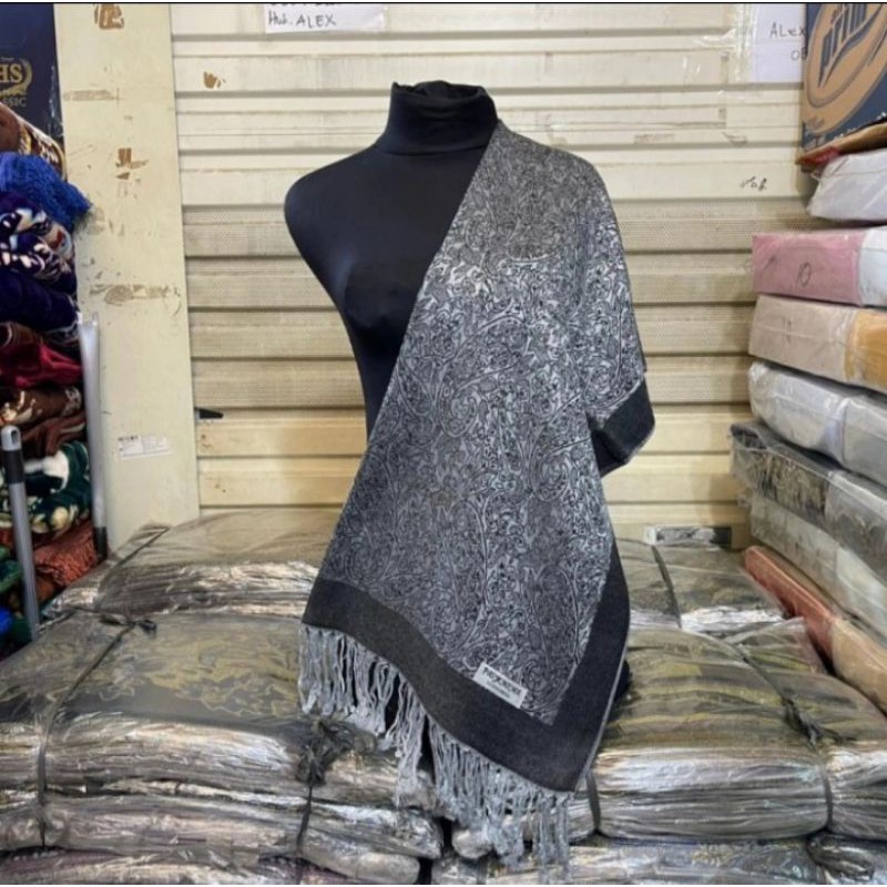 syal motif batik //syal shawl //selendang motif //pashmina motif-3