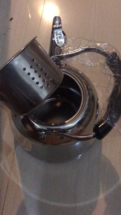 Teko Stainless Steel 1.5 L / Ceret Anti Karat + Saringan