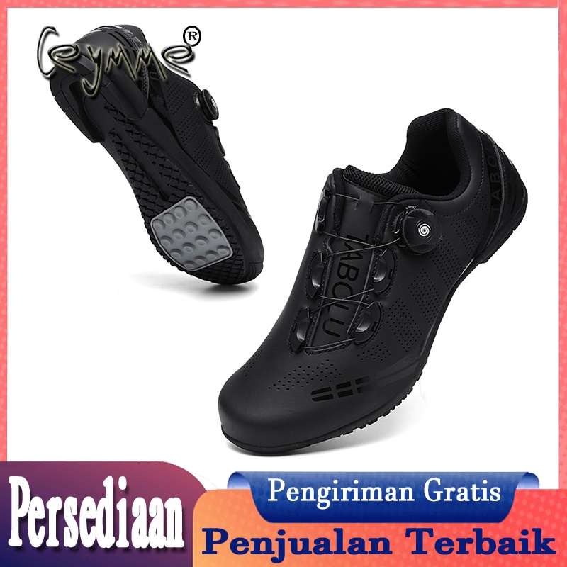 【Tersedia】Sepatu Sepeda Non Cleat  Sepatu Sepeda Roadbike Cleat Murah Cleat PedalSepatu Sepeda Pria 