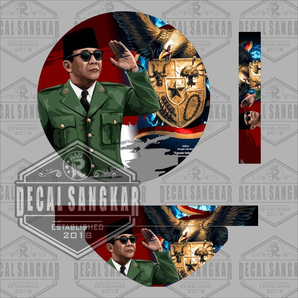 stiker tebok soekarno