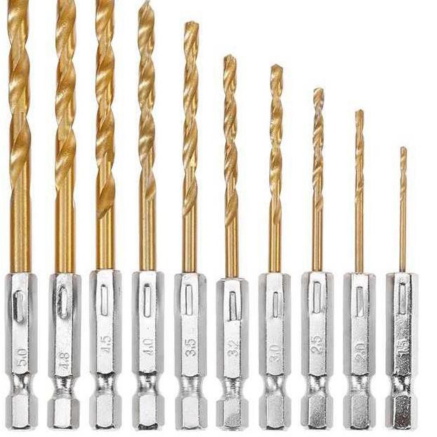 ✵ Mata Bor Power Drill Steel Titanium Hex Shank 13PCS - Mata Bor ➳