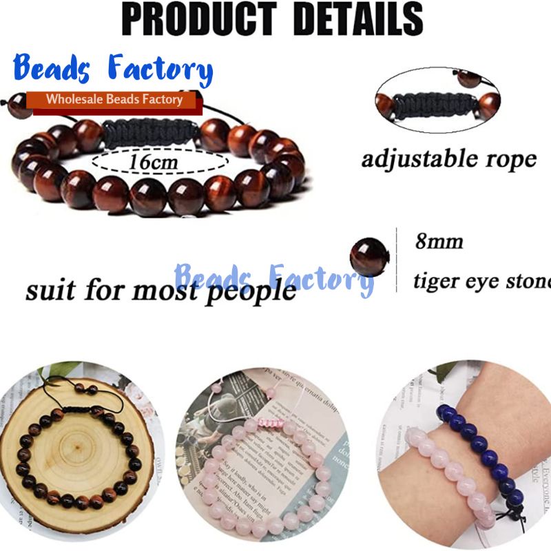 Grosir Gelang Batu alam tiger eye gelang wanita