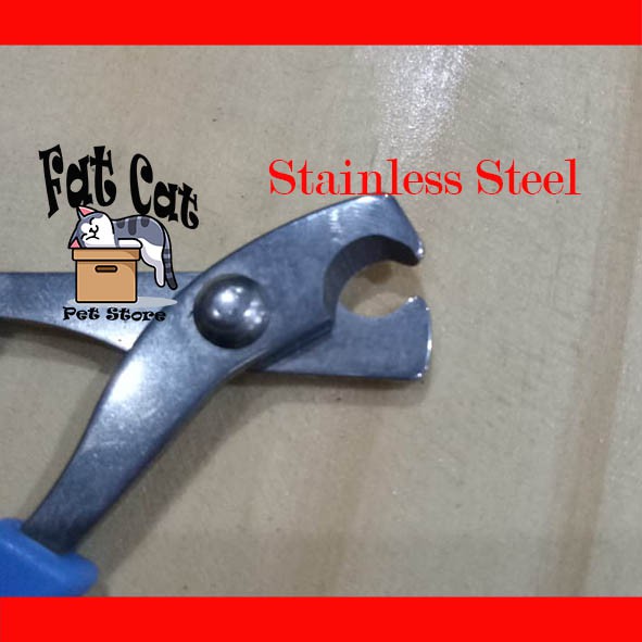 Gunting Kuku Anjing / Kucing Bahan Stainless Steel