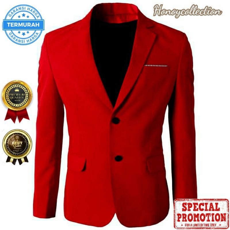 Jas Blazer Merah, Jas wisuda, Jas Korea