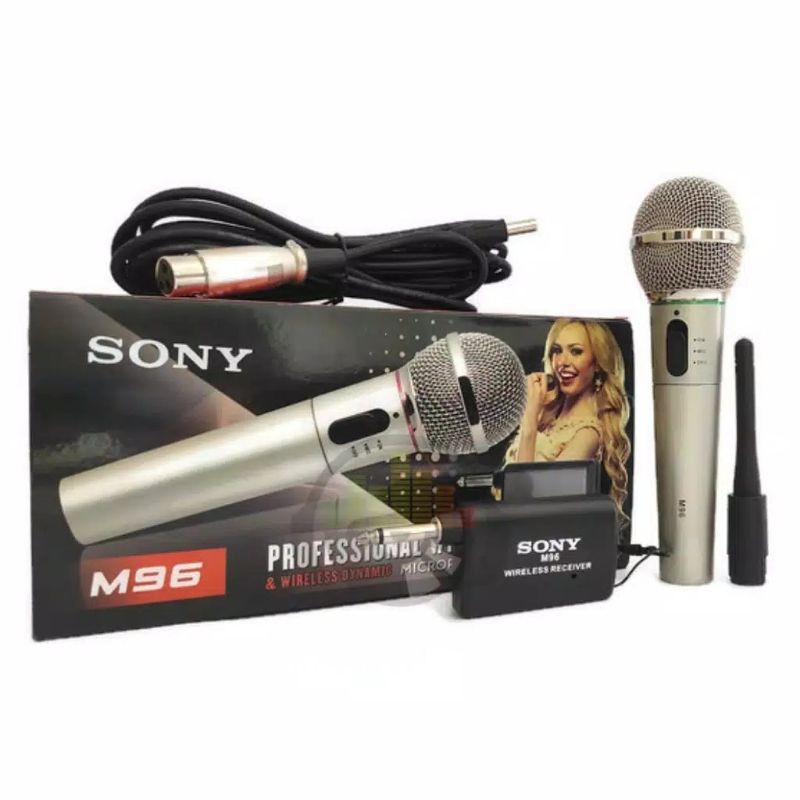 mic SONY M-96 Bisa wireless dan bisa kabel