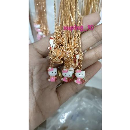 Peehiasan Kalung Anak motif Karakter Hello Kitty COD Terlaris