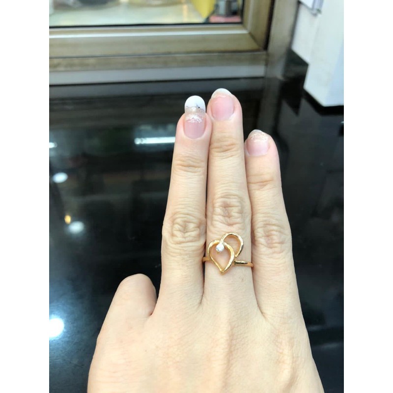 cincin love emas asli kadar 400