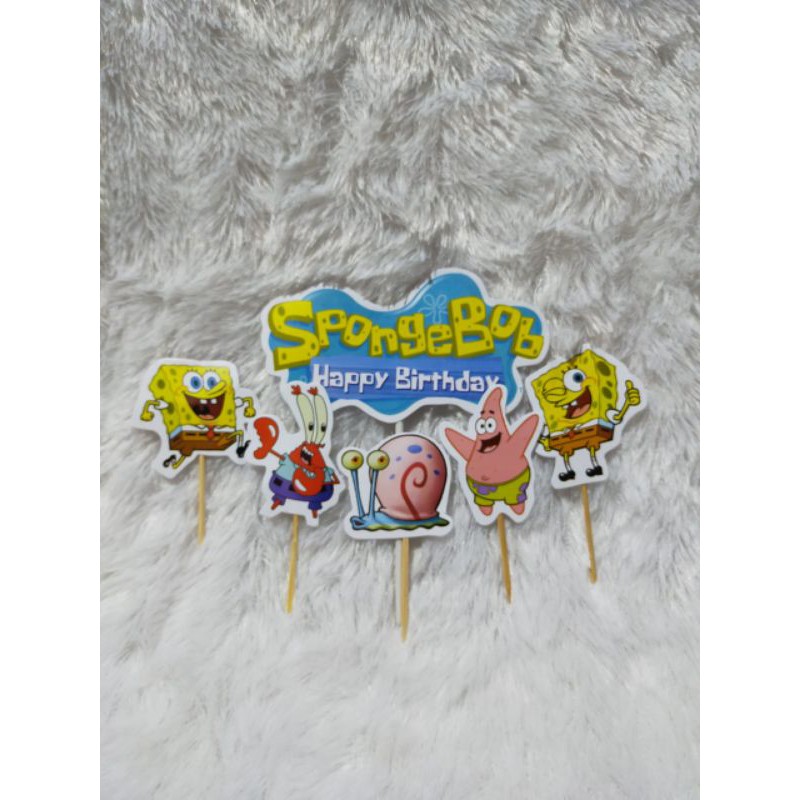 Topper Cake Spongebob