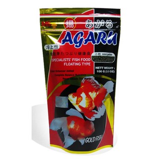 Agaru gold fish food floating pakan ikan koki ikan mas berkualitas