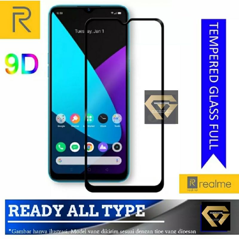 • TG TEMPERED GLASS REALME FULL 5D / Anti Gores 5D FULL ALL TYPE REALME 5 5 PRO 6 7i 8 8 PRO 9 PRO+ 10 X C1 C2 C11 C12 C15 C17 C21 C21Y C25 C25Y C31 C35 NARZO 30 30A 50A 50i C30 50 5G c33 8i 10 PRO+ GT NEO 2 3 PRO MASTER EDITION C30s C55 C53