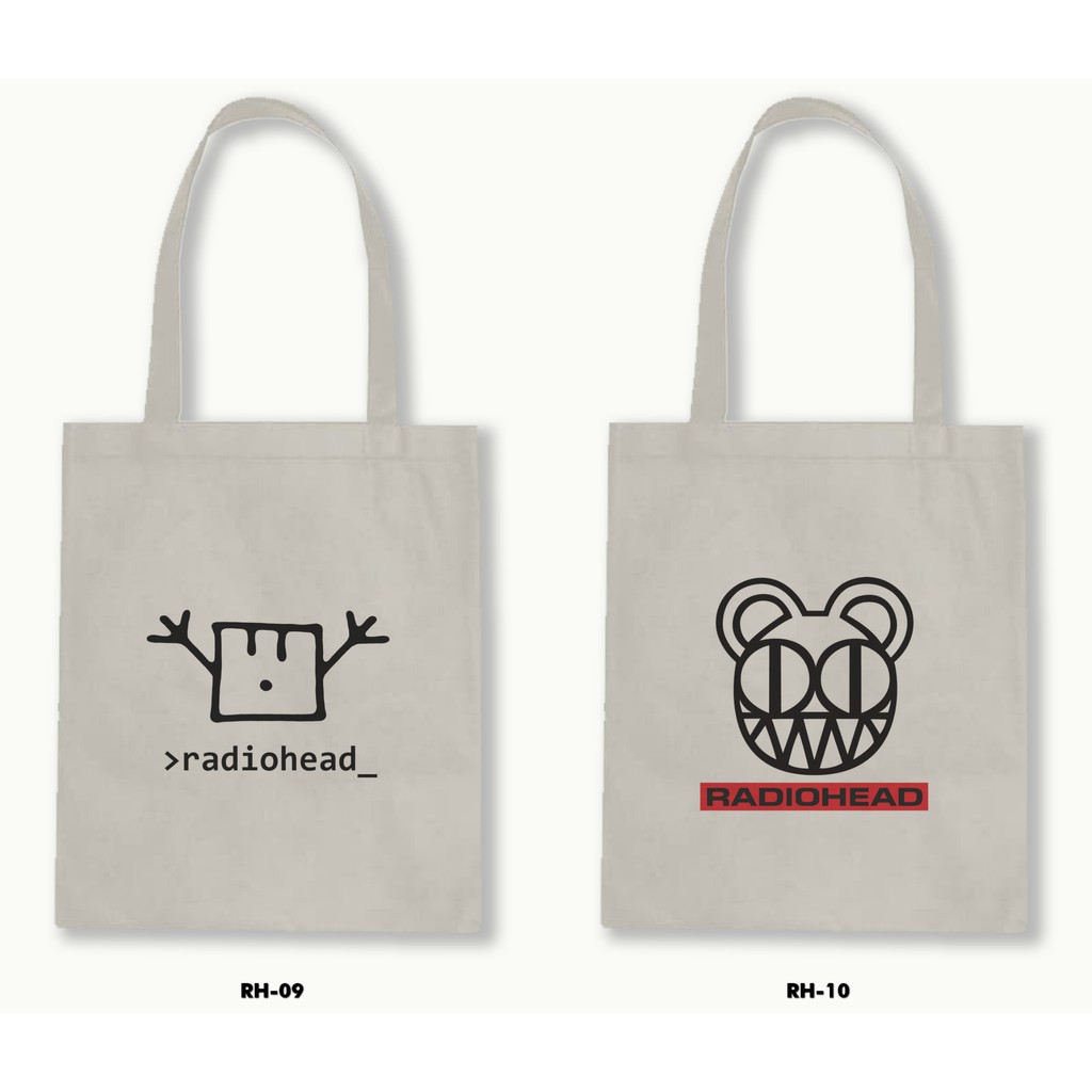 TOTE BAG BLACU - RADIOHEAD