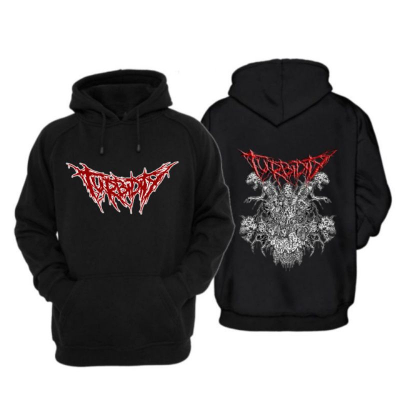 HOODIE JAKET DISTRO BAND BRAND TURBIDITY LOGO METAL PREMIUM HIGH QUALITY UNISEX