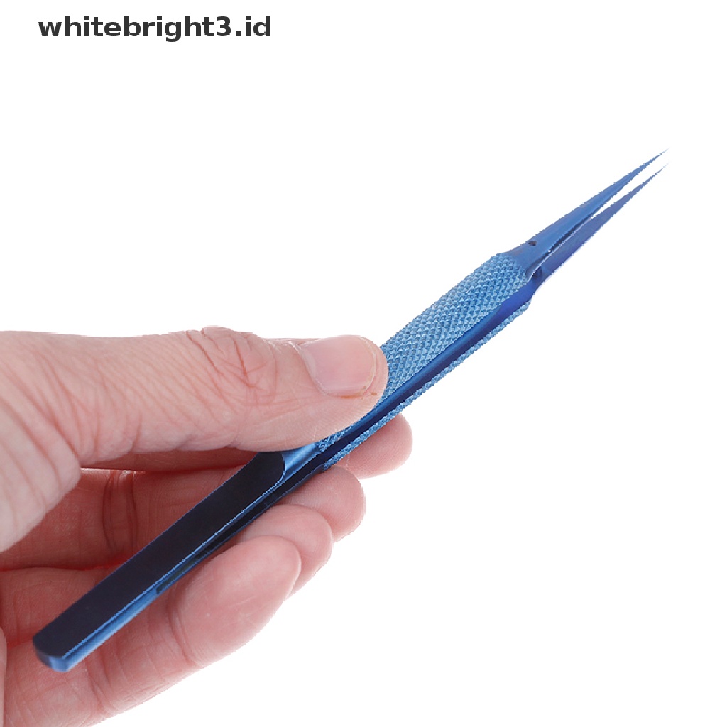 (whitebright3.id) Pinset Presisi 0.15mm Bahan Titanium alloy Untuk Reparasi Sidik Jari