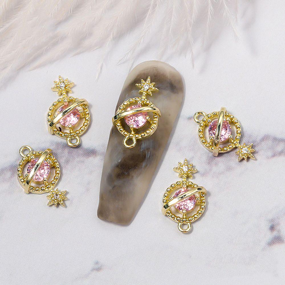 Agustina Nail Art Rhinestones Multi-Warna Berkilau Mengkilap Gaya Jepang Manikur Aksesoris DIY Ornamen