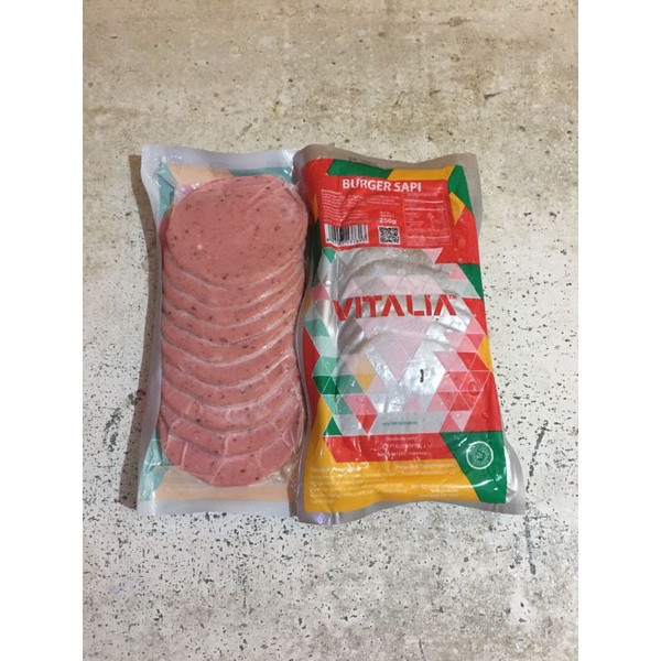 VITALIA DAGING BURGER SAPI / ISI 10