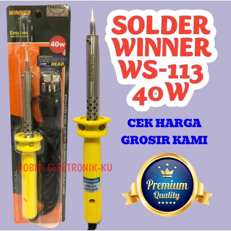 SOLDER WINNER KUNING WS113 40W