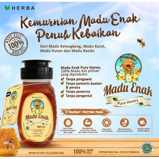 Madu Enak Pure Honey Pet 150gr