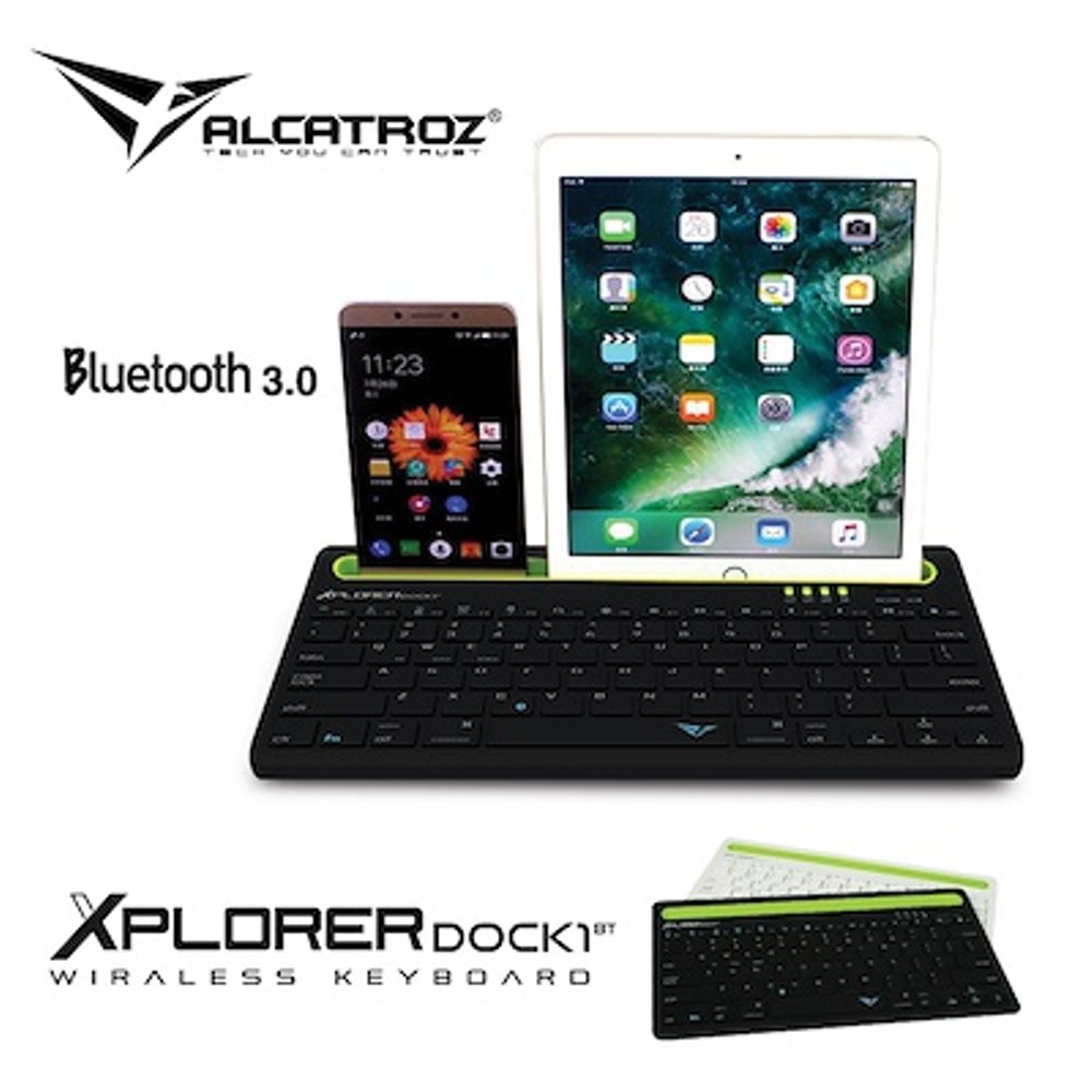 Alcatroz Xplorer Dock 1 BT Wireless Bluetooth Keyboard