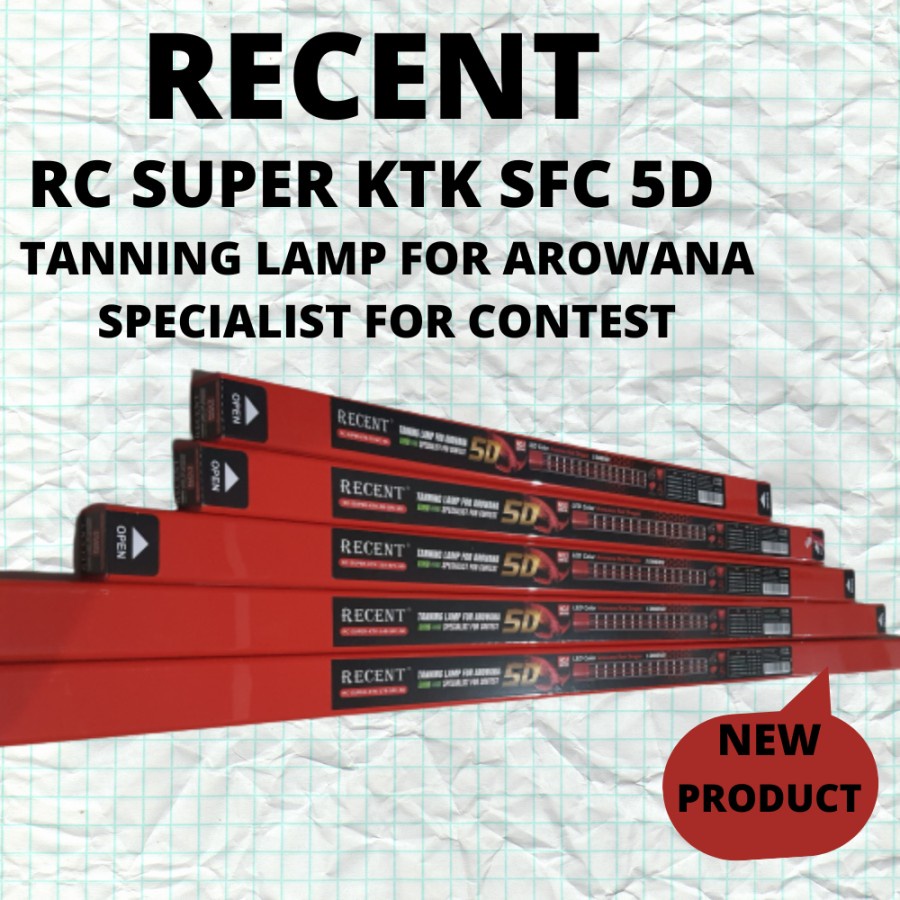 Lampu LED TANNING Arwana 5 D KONTES QUALITY RECENT SUPER KTK SFC Arowana