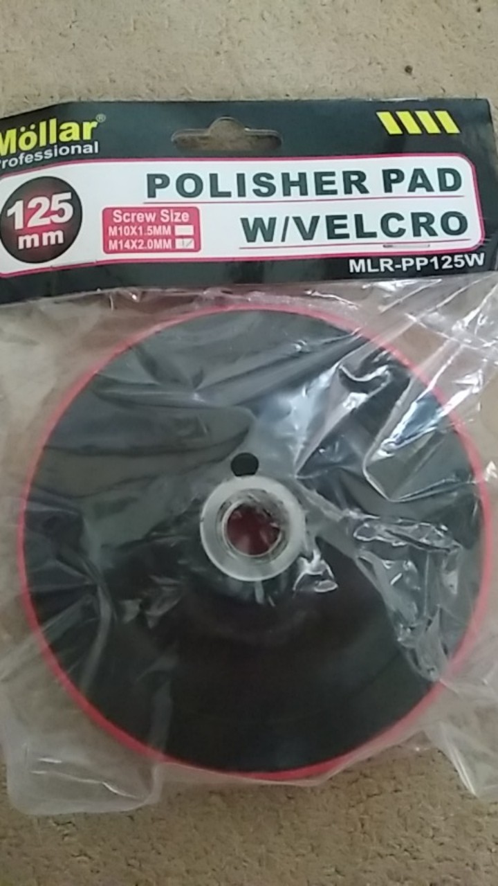 Mollar Polisher Velcro Pad Sanding Disc 5 Inch Tatakan Amplas Bulat