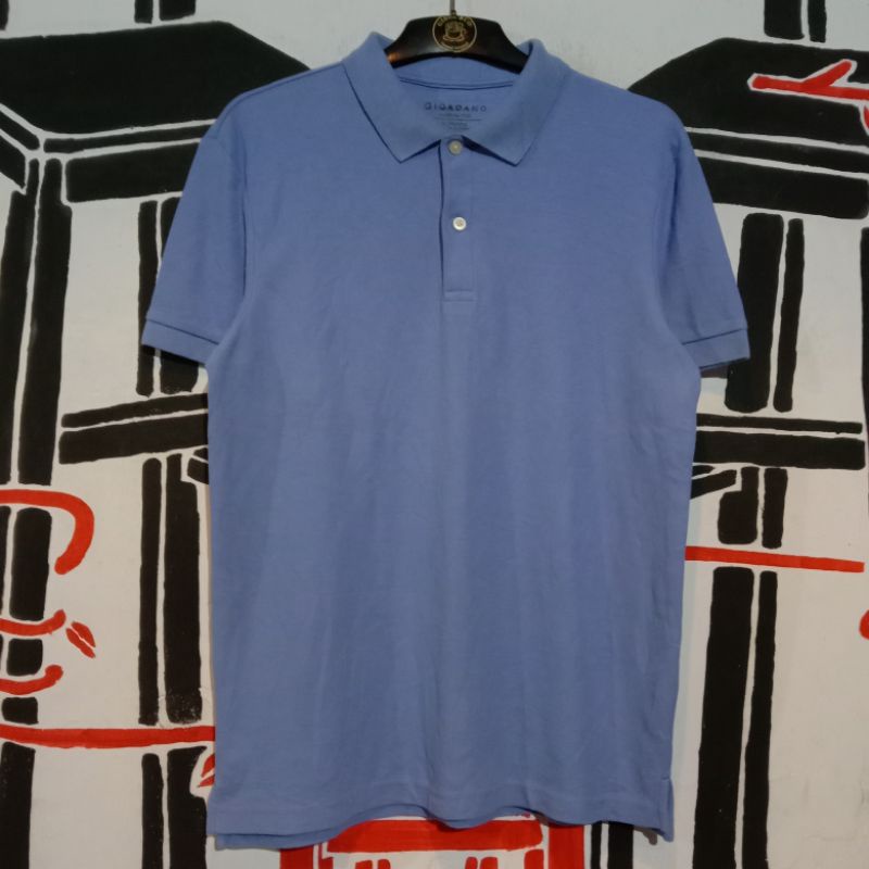 POLO SHIRT PRIA ORIGINAL GIORDANO / KAOS POLO SECOND BRANDED MURAH