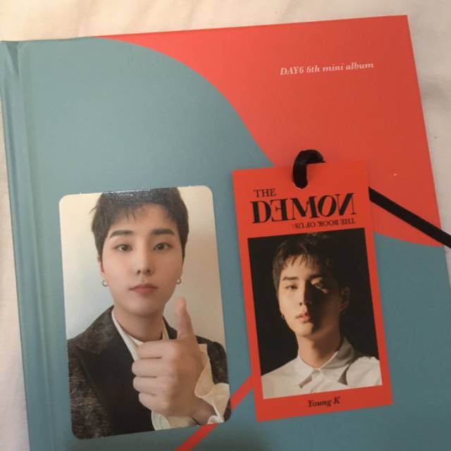 (BOOKED) DAY6 The Demon PC & Bookmark Young K