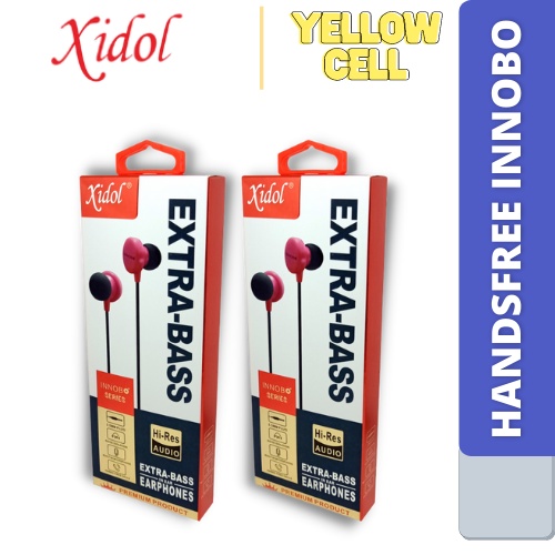 HANDSFREE INNOBO IDOL EXTRA BASS EARPHONE HEADSET IN EAR BASS MURAH