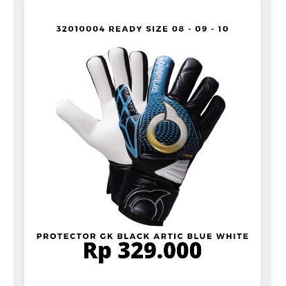 Sarung Tangan Kiper Ortuseight Protector GK Glove Black Artic Blue