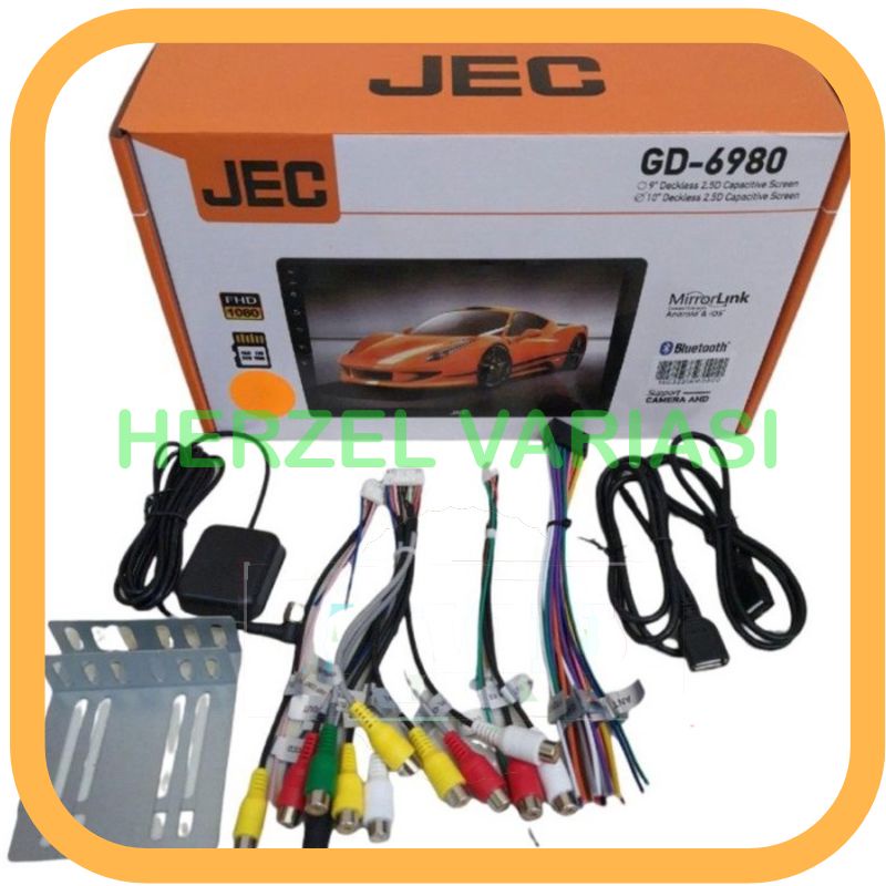 Promo Headunit Android 10 Inch JEC GD 6980 Ram 2/16 / Android 10 Inch Elegan