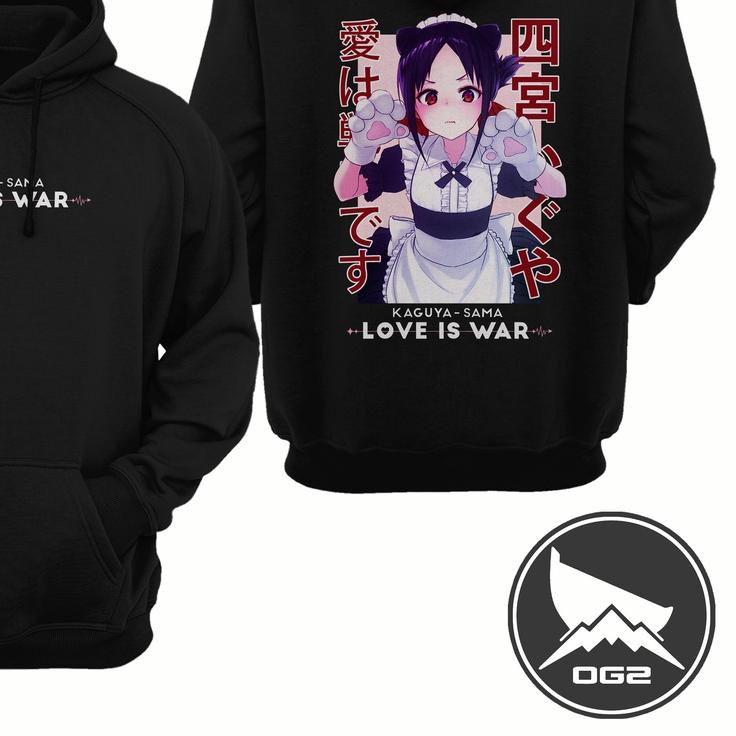 hoodie anime kaguya sama love is war waifu A133 jaket pria wanita OG2