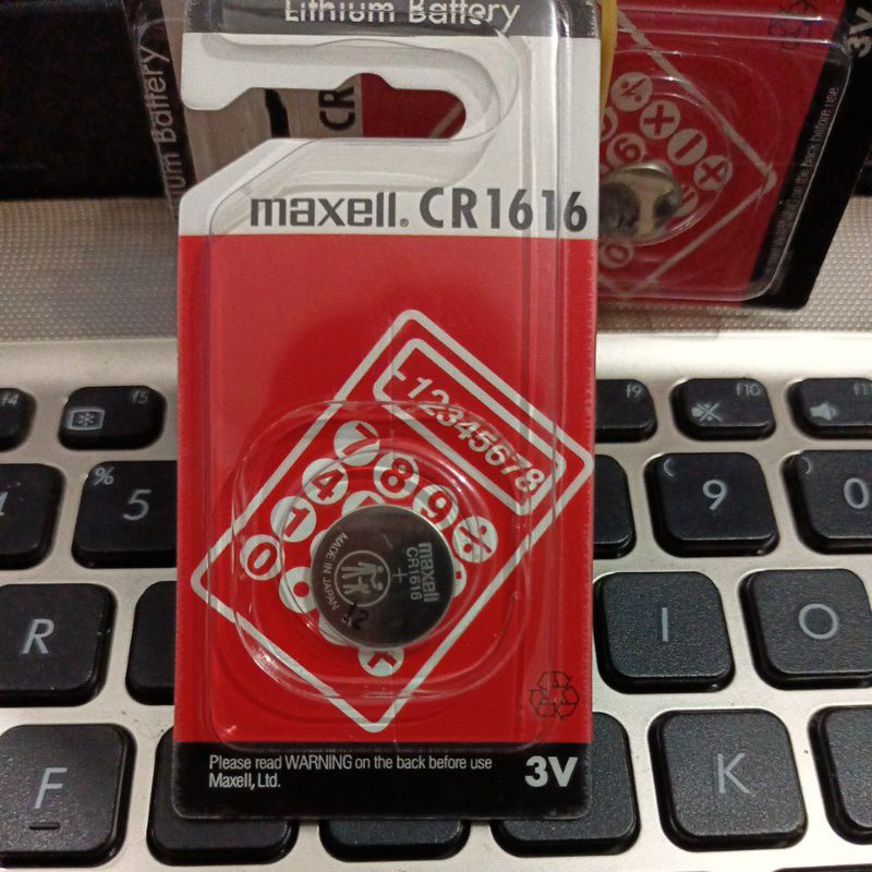 batre CR1616 maxell original maxell SINGLE PACK cr1616 batre jam tangan batre remot mobil batre original