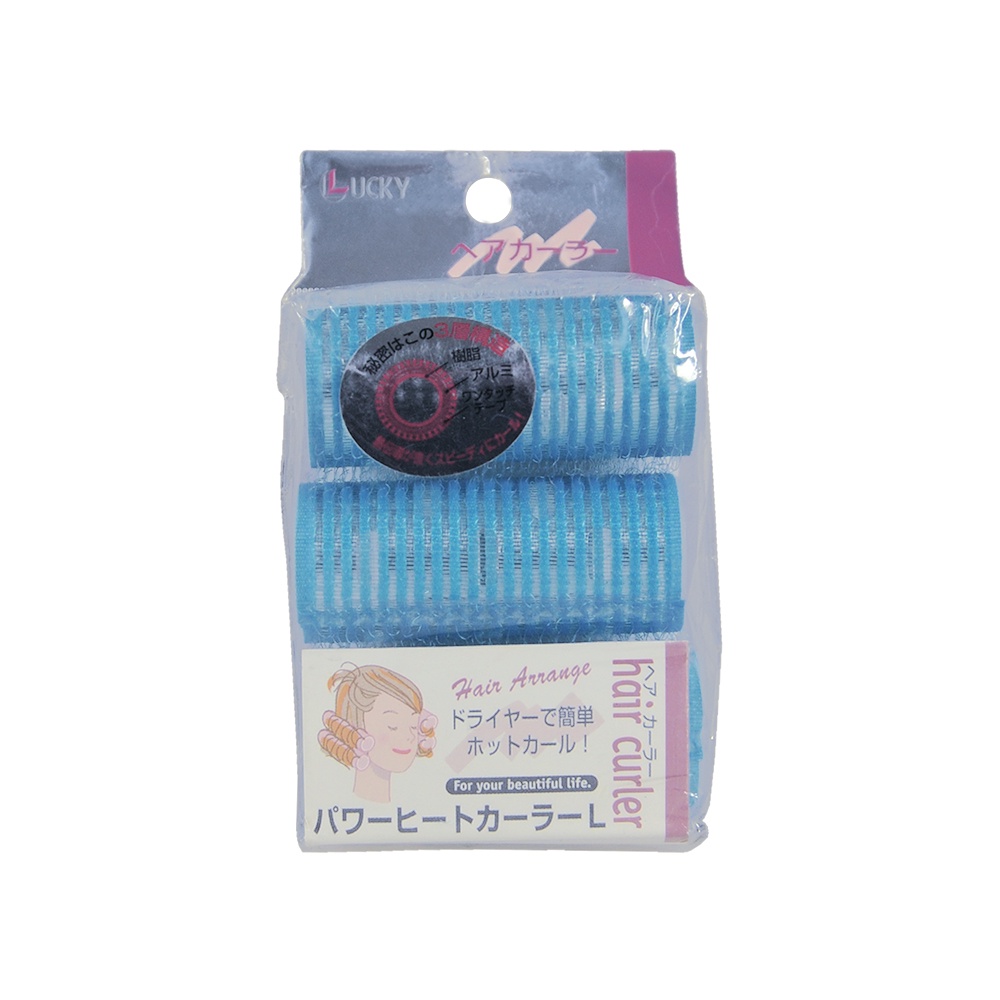 [PRODUK JEPANG] Rol Rambut/ Hair Roller/ Size L isi 3/ 014-L