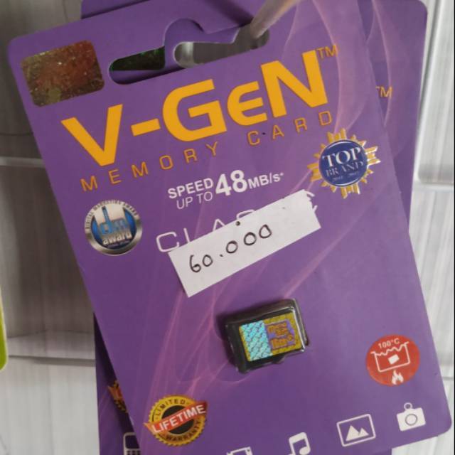 Kartu memory 16 gb V-Gen micro SD