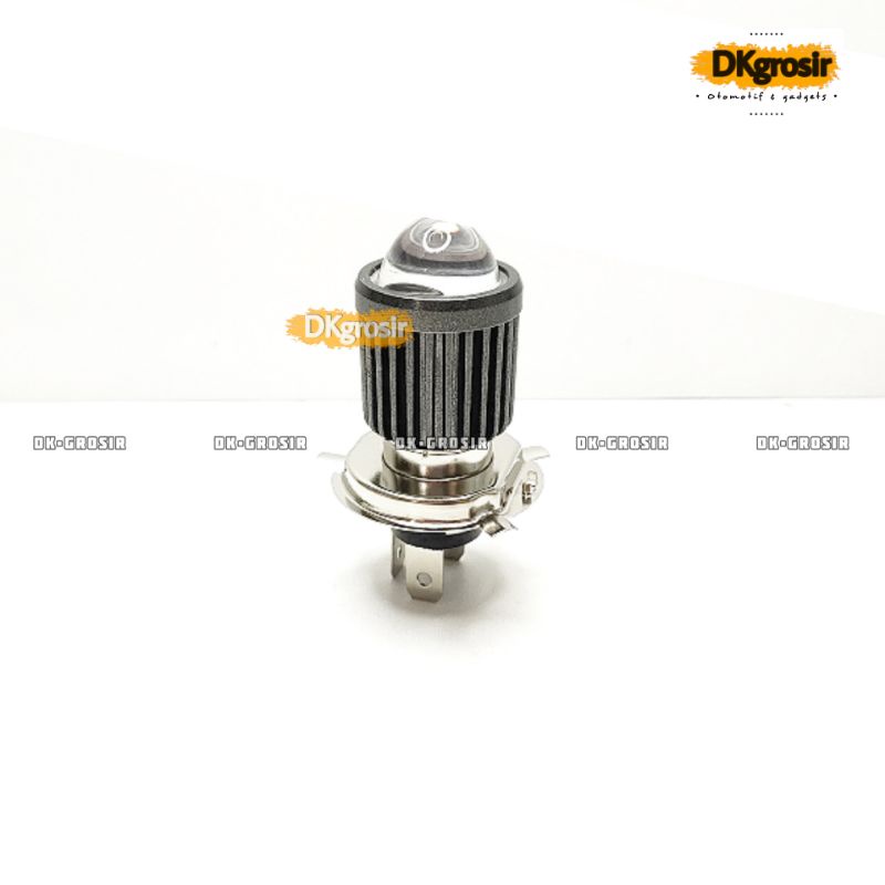 IBRIGHT - Lampu Depan tipe laser - Lampu Utama Laser LED  H4 - JAUH KUNING DEKAT PUTIH - High Low - Motor Vixion MOGE-5