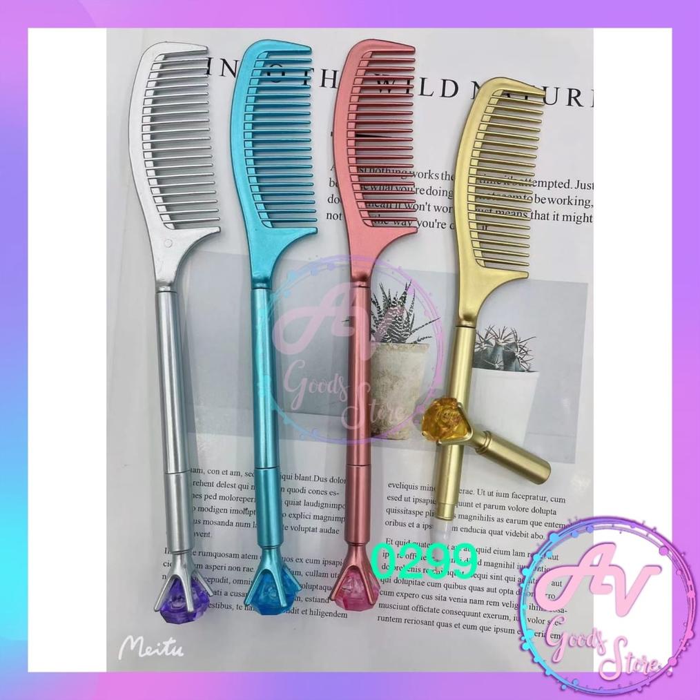 

Ballpoint / 12 Pulpen Gel Fancy Lucu / Pulpen Gel Bentuk Sisir 0299 (1Lusin)