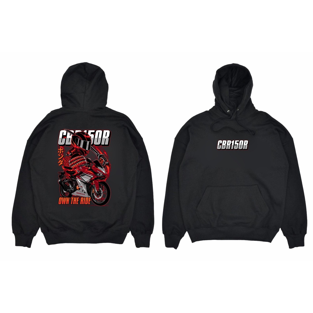 JAKET HOODIE HONDA CBR150R SAMURAI SERIES BIG SIZE JUMBO