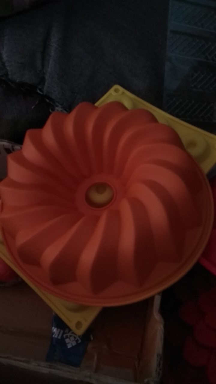 Cj Cetakan Silikon Puding Kue Swirl Ii