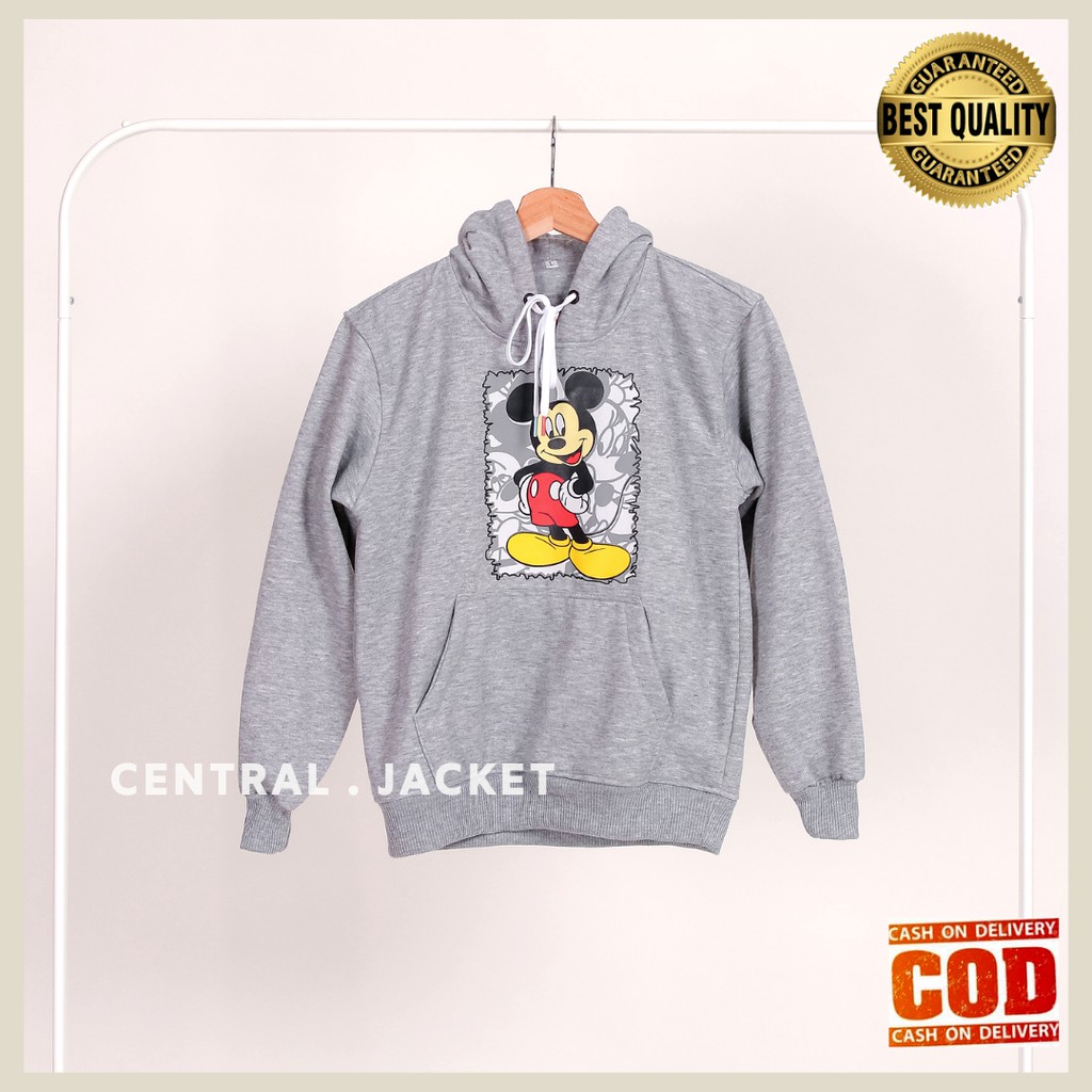HOODIE REMAJA PEREMPUAN KARAKTER MICKEY - SWEATER PEREMPUAN DAN LAKI TEBAL PREMIUM