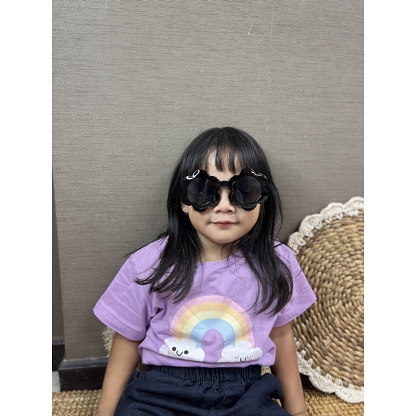 Kacamata anak/Kacamata Vintage 1-7 tahun-KA66 BLACK