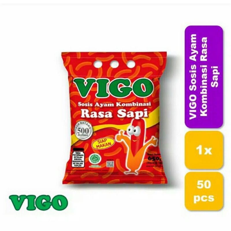 

sosis vigo siap makan isi 50 pcs sosis murah enak