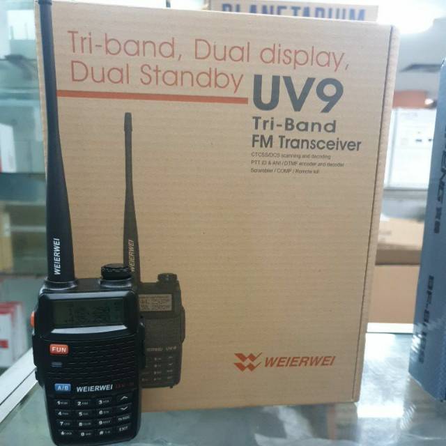 Jual HT Weirwei UV-9 Triband Garansi Weirwei UV9 New