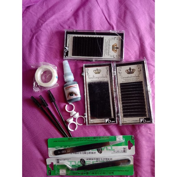 Paket usaha eyelash extension/Tanam bulu mata